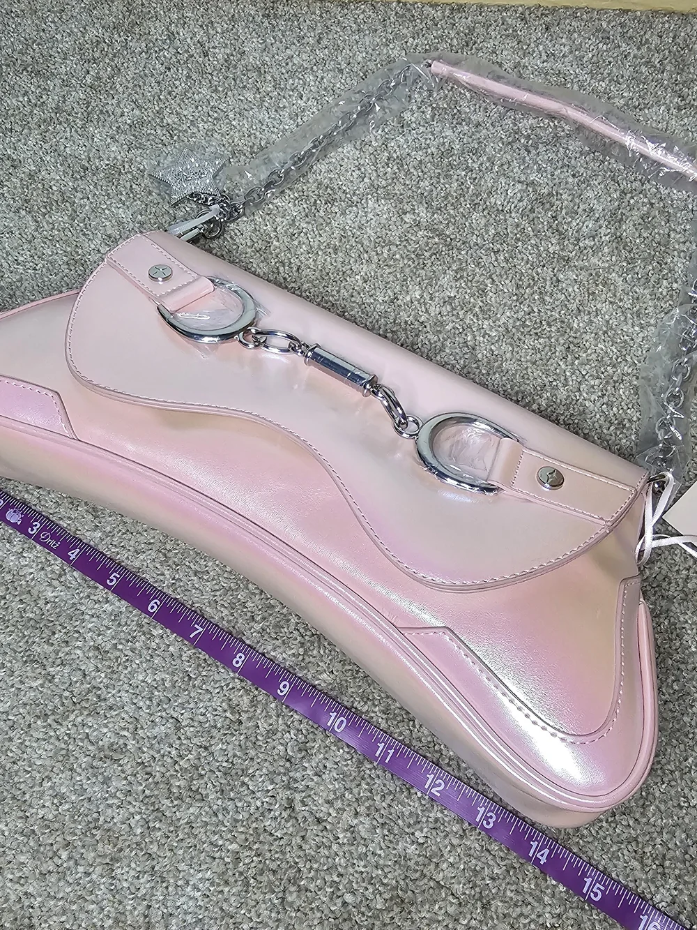 Paris Hilton Iridescent Pink Shoulder Bag - Picture 7 of 7